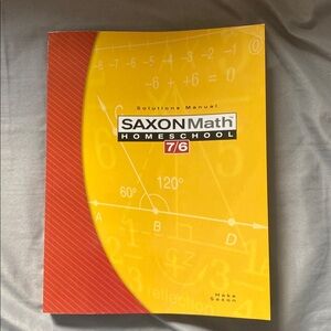 Saxon Math Homeschool 7/6 Solutions Manual